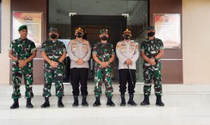 Danrem 045/Garuda Jaya Brigjen TNI Ujang Darwis Kunjungi Polres Bangka Selatan