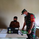 Babinsa Koramil 2306/Mancak Giat Puan Ter Pendataan Warga Lansia