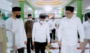 Bupati Barru Melanjutkan Safari Ramadan di malam 24 di Masjid Nurul An Faq Doi-Doi