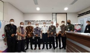 Mulkan Bupati Bangka Gelar Audensi dengan Direktur Perhubungan RI di Jakarta