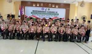 Wakil Bupati Lamtim Azwar Hadi Buka Muscab IV Kwartir Lampung Timur