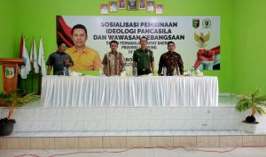 Hadiri Sosialisasi Pembinaan Ideologi Pancasila Dan Wasbang, Ini Pesan Danramil 09/Way Jepara