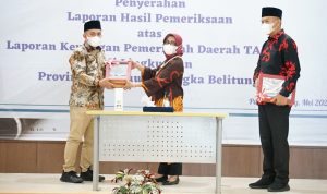 Pemkot Pangkalpinang Kembali Raih Opini WTP Lima Kali Berturutan