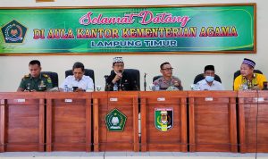 Danramil 05/Sukadana Hadiri Rapat Persiapan Pemberangkatan Haji Kabupaten Lamtim