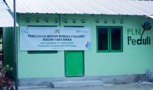 5 Unit Asrama Program Bedah Rumah di Sikka Diresmikan PT PLN 