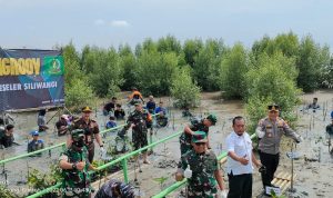 Pasca Penanaman Ribuan Mangrove, Kodim 0602/Serang Gelar Patroli Pesisir Pantai