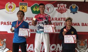 Danyonif/320 Badak Putih Bangga Serda Muhammad Tegar Januar Raih Juara 1