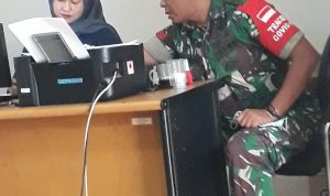 Babinsa Koramil 2302/Bojonegara Puan Ter Pendataan Warga Tinggal di Kontrakan