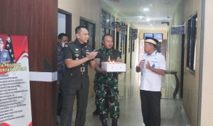 Polres Lamtim Terima Ucapan Hut Bhayangkara ke-76 Dari Dandim 0429/Lamtim dan Bupati