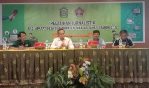 PWI Takalar Gelar Pelatihan Jurnalistik Tahap 2 Bagi Aparata Desa 