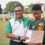 Tutup Turnamen Liga Santri PSSI Piala Kasad 2022, Danrem 064/MY : Tetap Kedepankan Persaudaraan Dan Persatuan