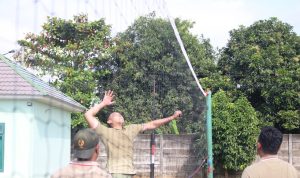 Jaga Kekompakan, Dandim 0429/Lamtim Olahraga Volly Bersama Anggota