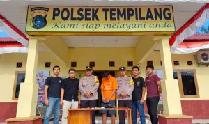 Polsek Tempilang Berhasil Amankan SU Diduga Pelaku Judi Online Jenis Togel 