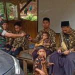 Babinsa Koramil 2306/Mancak, Giat Bintahwil Pembagian Masker