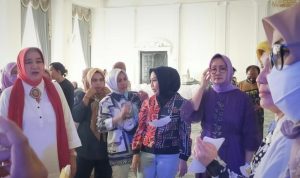 Riana Sari Arinal Ketua Dekranasda Provinsi Lampung Tinjau Persiapan Pelaksanaan Acara Malam Nusantara