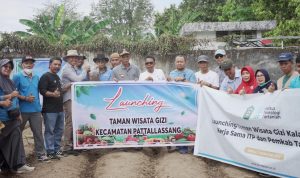 Bupati Takalar Resmikan Taman Wisata Gizi Kecamatan Pattalassang