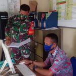 Babinsa Koramil 2305/Cinangka, Komsos Dalam Rangka Giat Kamtibmas