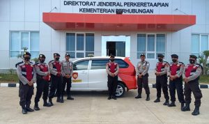 Akan Diresmikan Jokowi,Polres Maros Rutin Patroli Dilokasi Proyek Kereta Api