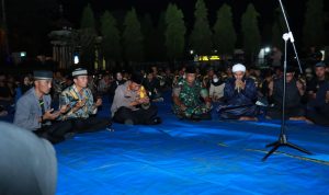 Aksi solidaritas, Polres Lampung Utara bersama Ormas dan Mahasiswa Gelar Do’a Bersama