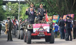 Jadi Irup Peringatan HUT TNI ke-77, Dandim 0429/Lamtim Bacakan Amanat Panglima TNI