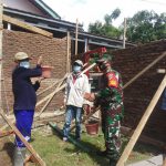 Babinsa Koramil 2302/Bojonegara, Giat Pembuatan Rumah Warga