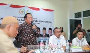 Rakor Bersama Anggota DPD RI, PJ Gubernur Puji Prestasi TPID Tekan Inflasi