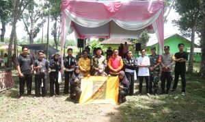 Wakili Danramil, Babinsa Labuhan Ratu Hadiri Ulang Tahun Pasar Tradisional Karetan