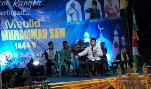 Hadirnya Ustad Akri Patrio Dalam Peringatan Maulid Nabi Muhammad Saw 1444 H di Desa Cibugel Cisoka