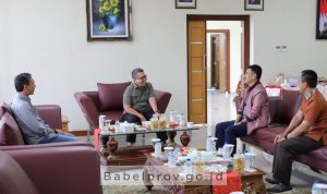 Sekda Provinsi Kepuluan Babel Mengantar Kepulangan Pangdam II Sriwijaya saat Kunker di Babel