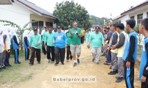 Program Hijau Biru Babelku Sambangi SMP Negeri 1 Parittiga