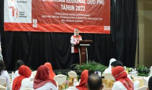 Ketua PMI Provinsi Lampung Riana Sari Arinal Hadiri Pertemuan Regional I UUD PMI 2022 se-Sumatera