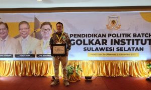 Pendidikan Politik Batch Golkar Institute Sukses Digelar, Ketua DPD II Golkar Takalar Utus Generasi Emas Untuk Berkiprah