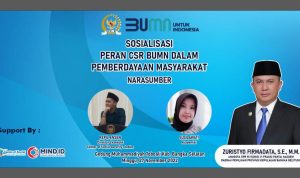 Zuristyo bersama Kementerian BUMN Melalui lembaga Center of Social Security Studies, Gelar Sosialisasi Ke 2 Peran CSR BUMN Ke Pelaku UMKM