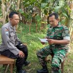 Babinsa Koramil 2305/Cinangka Giat Komsos Dalam Rangka Kamtibmas