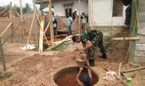 Dua Koramil Jajaran Kodim Terus Kejar Progres Pembangunan RTLH Warga Kurang Mampu