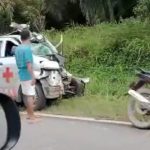 Ambulance VS Truk Di Ujung Desa Ranggas, 1 Orang Meninggal Dunia