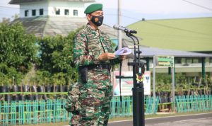 Dandim 0429/Lamtim Pimpin Upacara Peringatan Hari Juang TNI AD Tahun 2022