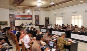 Polres Lampung Utara gelar Rapat koordinasi Lintas sektoral Ops Lilin Krakatau 2022