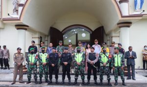 Pastikan Ibadah Natal 2022 Kondusif, Kodim 0429/Lamtim dan Polres Gelar Patroli Skala Besar