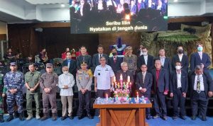 Danlanal Babel bersama Forkopimda Provinsi Kep. Bangka Belitung Melaksanakan Peninjauan Tempat Ibadah Gereja