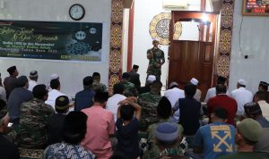 Safari Jumat, Dandim 1425 Jeneponto Doa Bersama untuk Keselamatan Para Awak Kapal KLM Kasman Indah 06 yang Tengelam