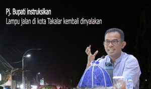 Pj Bupati Instruksikan, Lampu Jalan di Kota Takalar Kembali Dinyalakan