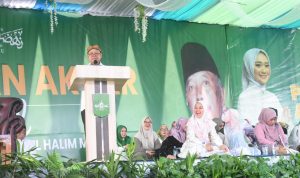 Moment Pengajian Haul K.H. Maksum Lasem dan K.H. Abdul Halim Maftuhin, Bupati Lamtim Mohon Dukungan 