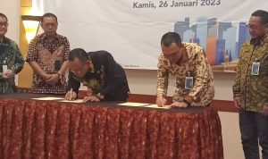 Walikota Cilegon Melakukan Penandatanganan MOU Dengan BNI