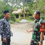 Babinsa Koramil 2305/Cinangka Giat Komsos Dalam Rangka Kamtibmas