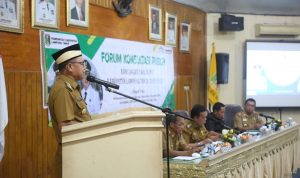 Bupati Lamtim Dawam Rahardjo Pimpin Rapat Konsultasi Publik dalam Rangka Penyusunan RKPD 2024