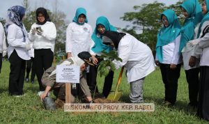 Serentak se-Indonesia, Pimpinan Daerah Tanam 1.000 Pohon Buah