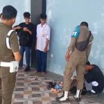 Tiga Pelajar Di Toboali Terciduk Satpol PP, Saat Sedang Nongkrong Di Pantai Kelisut