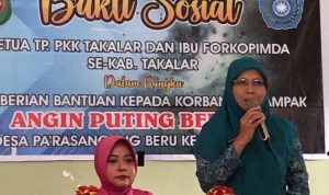 Pj. Ketua TP. PKK bersama Ibu Forkopimda Takalar Gelar Bakti Sosial 