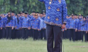 Pemerintah Provinsi Lampung Gelar Upacara Gabungan